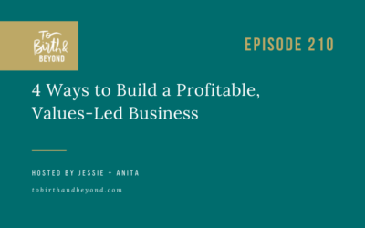 Episode 210: 4 Ways to Build a Profitable, Values-Led Business